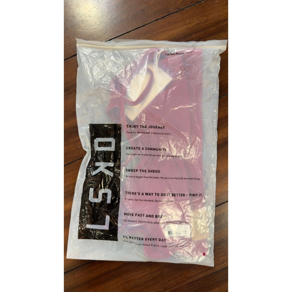 LSKD Clarity Sports Bra Plum Berry Ruched Women's Large NWT NEW - Picture 15 of 16